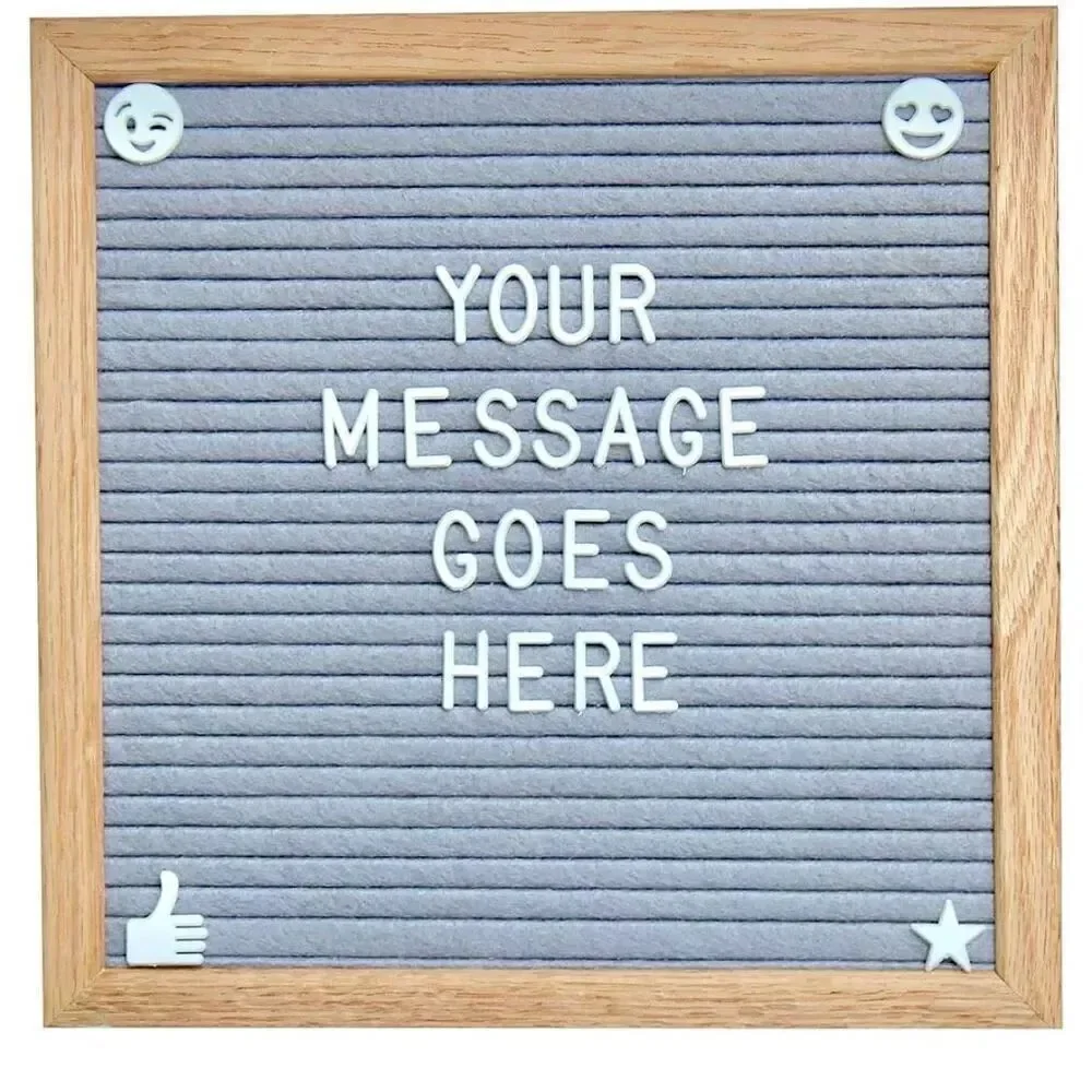 NWT MOON and Stars 1 board & 164 piece letter& shape set changeable Wall Sign